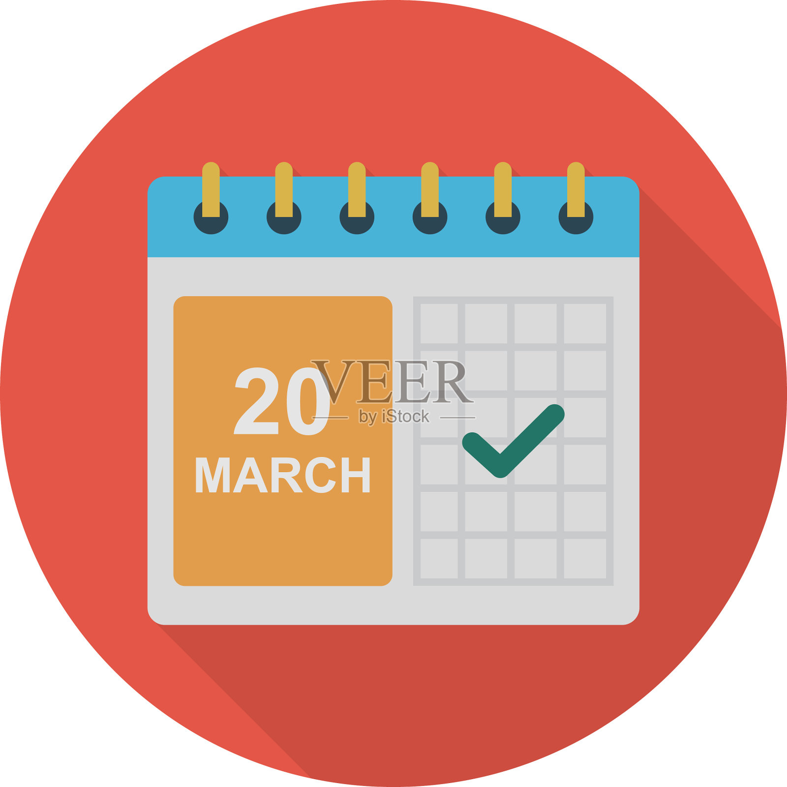 日期插画图片素材