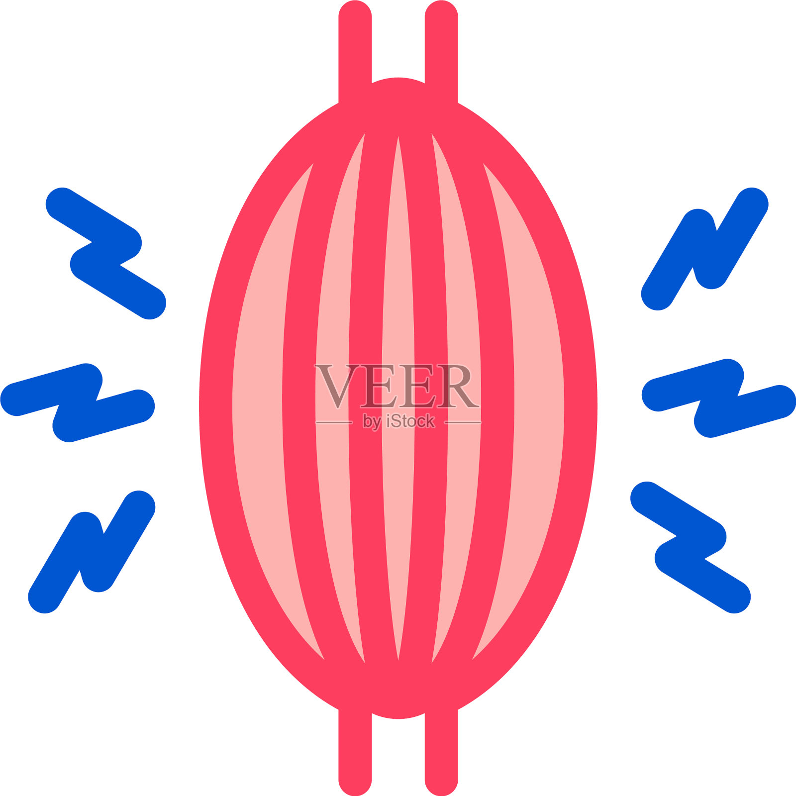 肌肉疼痛图标轮廓插画图片素材