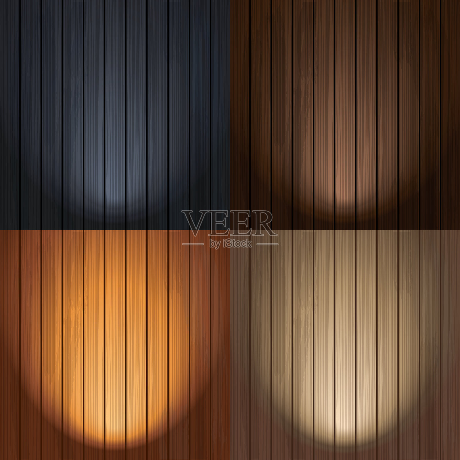 集聚光灯木材纹理背景插画图片素材