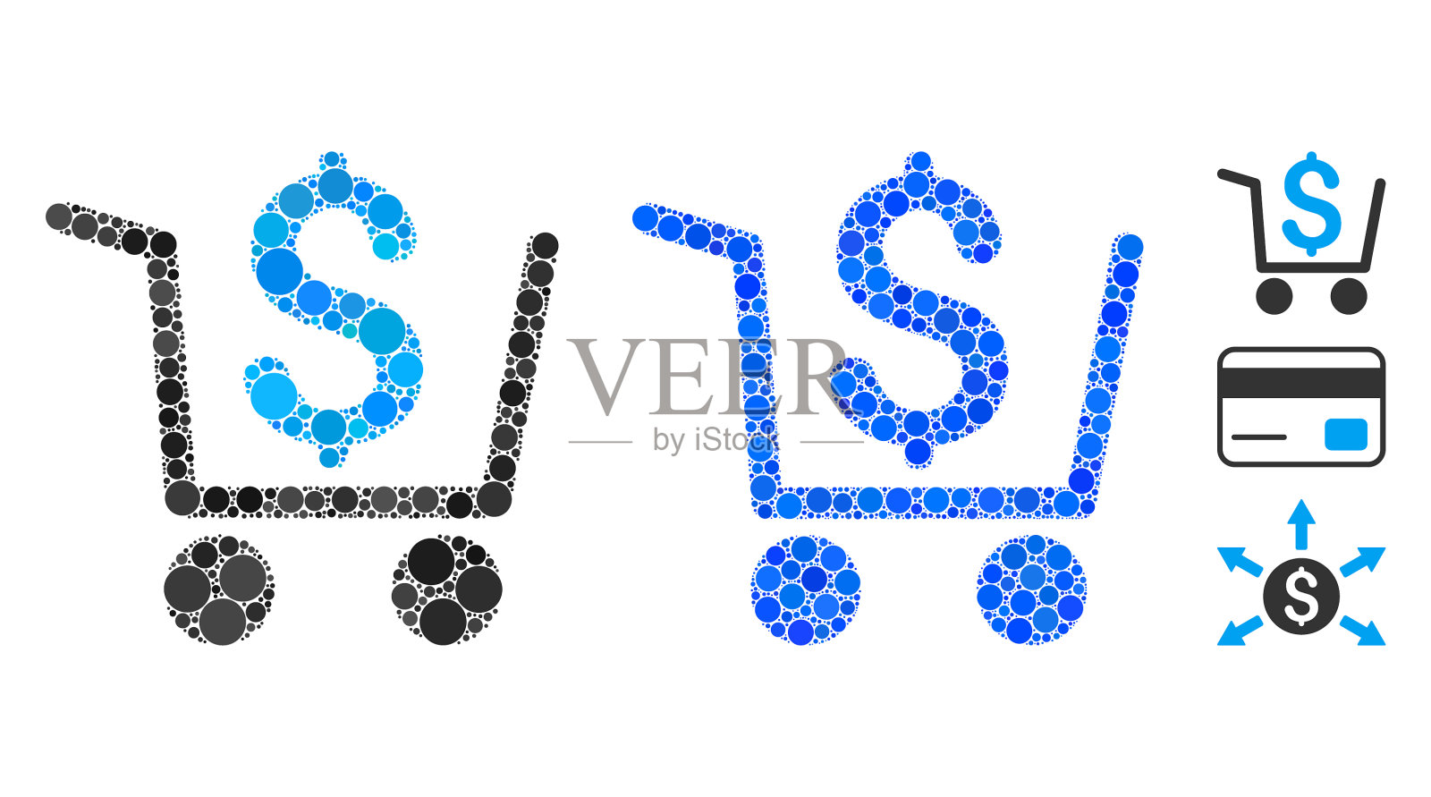 检查组成图标圆点插画图片素材