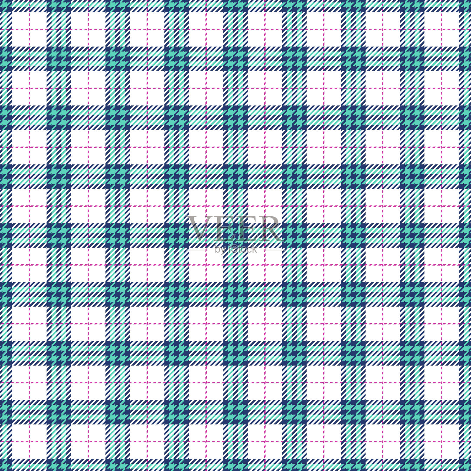 格子无缝模式插画图片素材