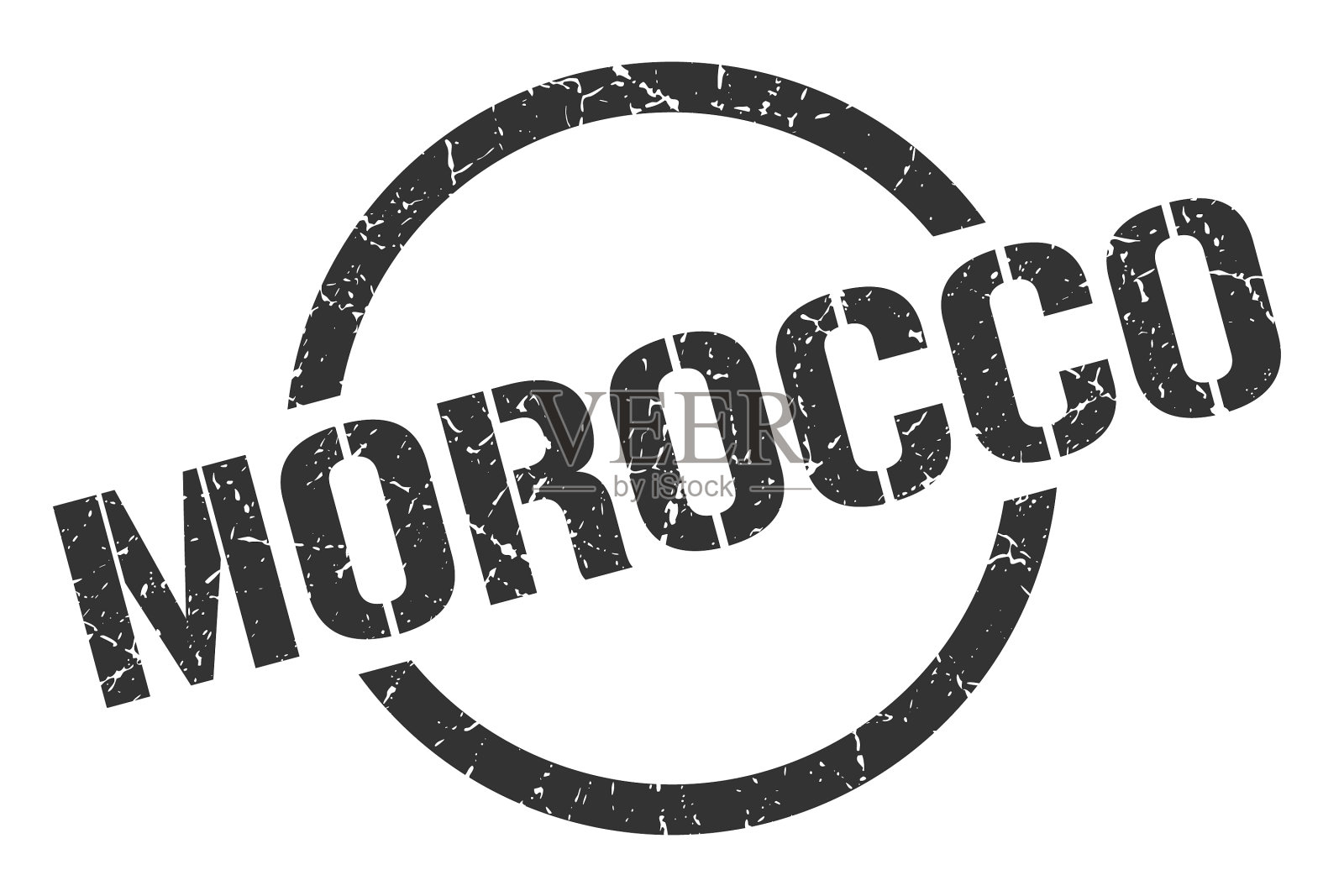 摩洛哥跺脚摩洛哥垃圾垃圾周围孤立的标志插画图片素材