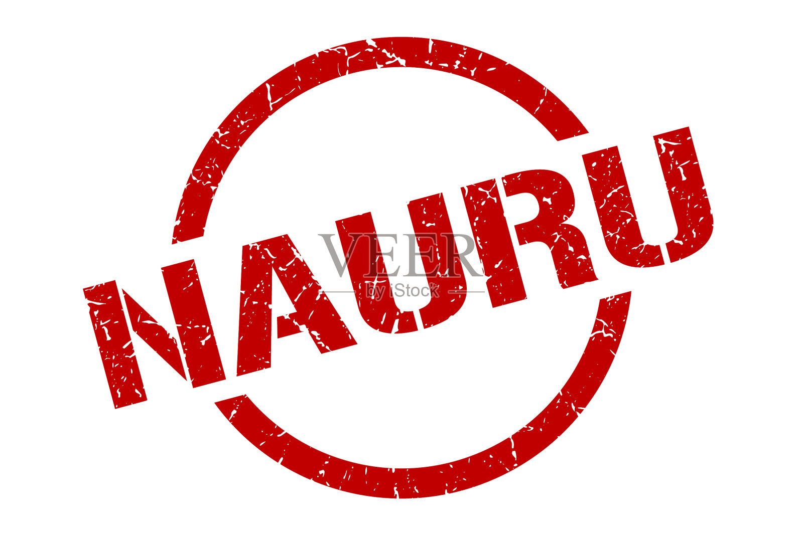 瑙鲁邮票瑙鲁grunge孤立标志插画图片素材