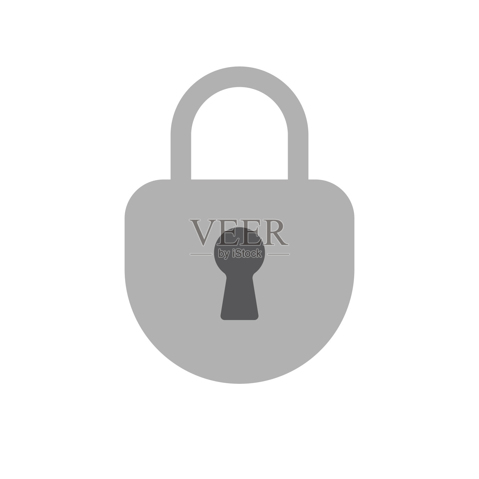 挂锁矢量图标插画图片素材