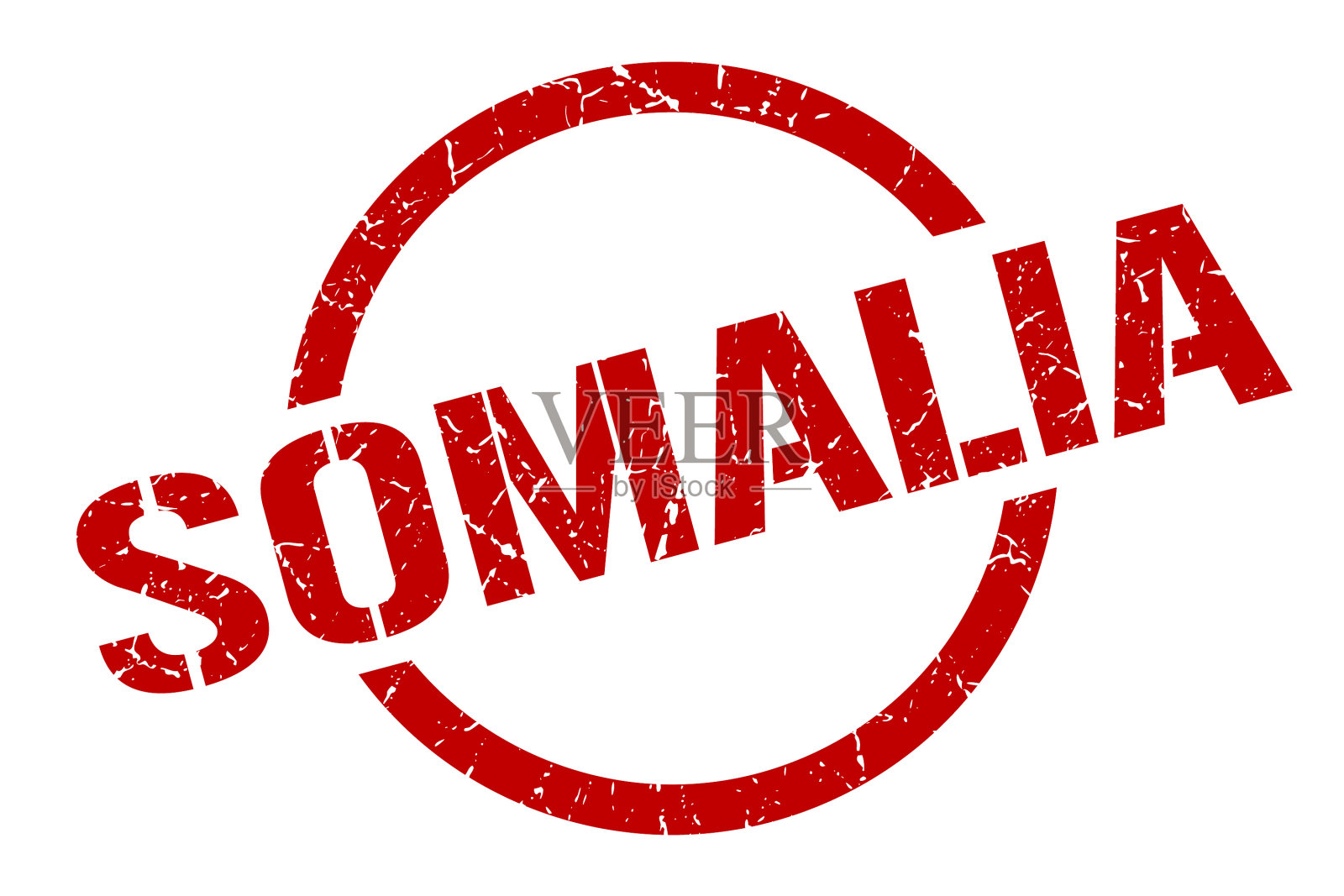 索马里邮票索马里垃圾包围孤立的标志插画图片素材