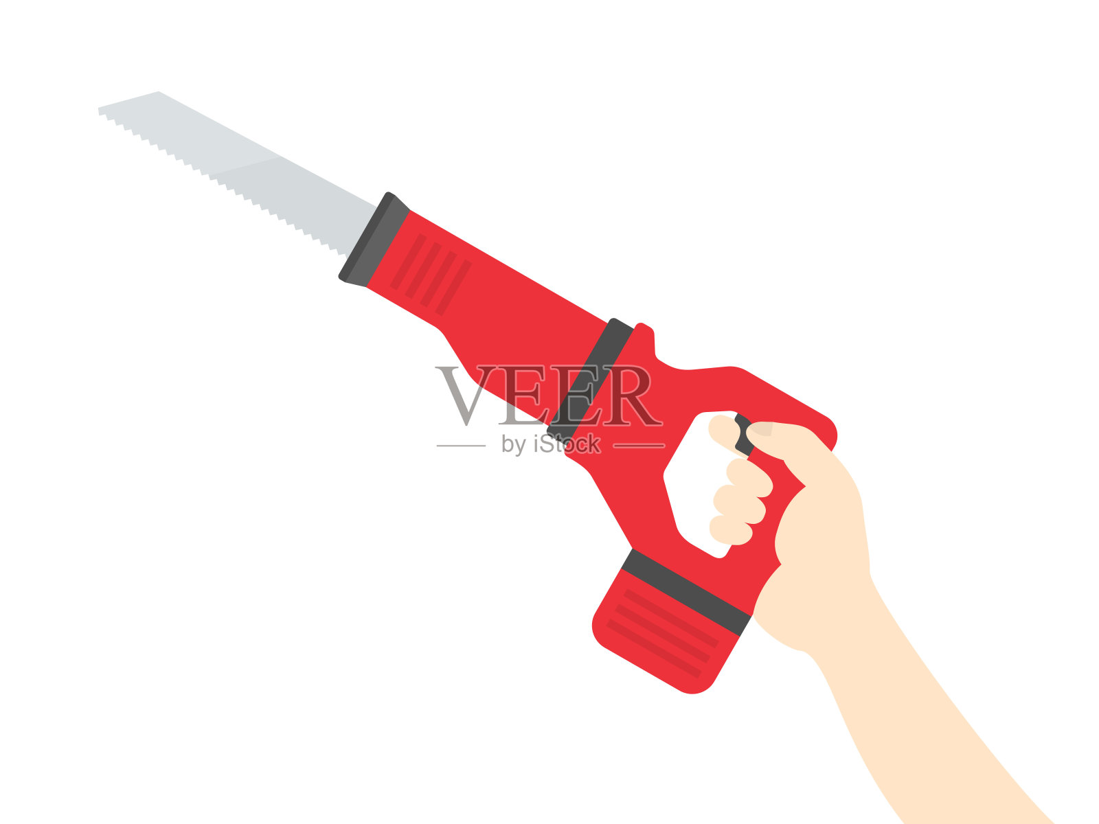 电锯插画图片素材
