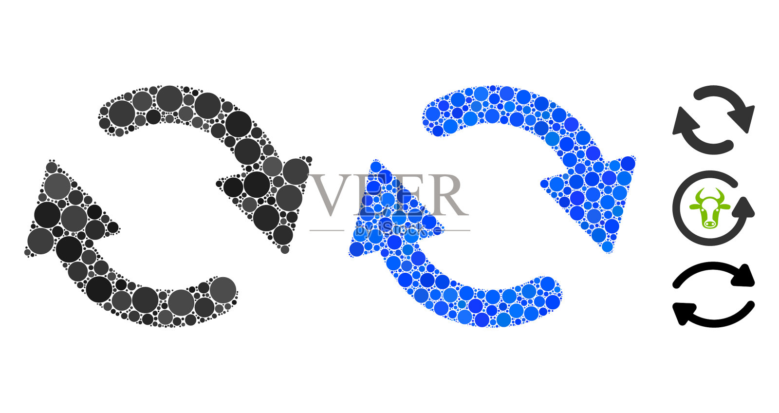 刷新合成图标圆图标素材