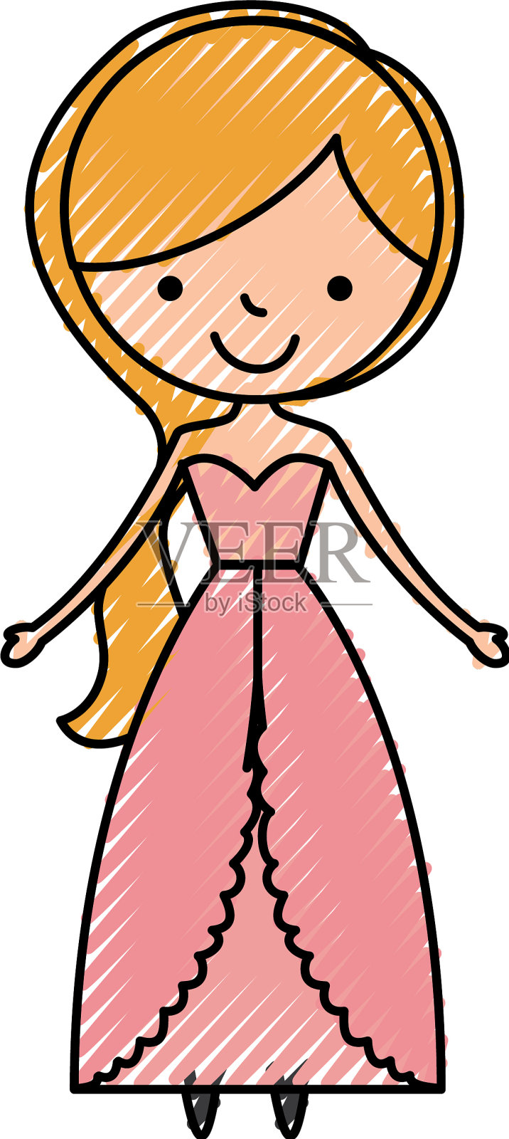 可爱的妻子角色设计元素图片