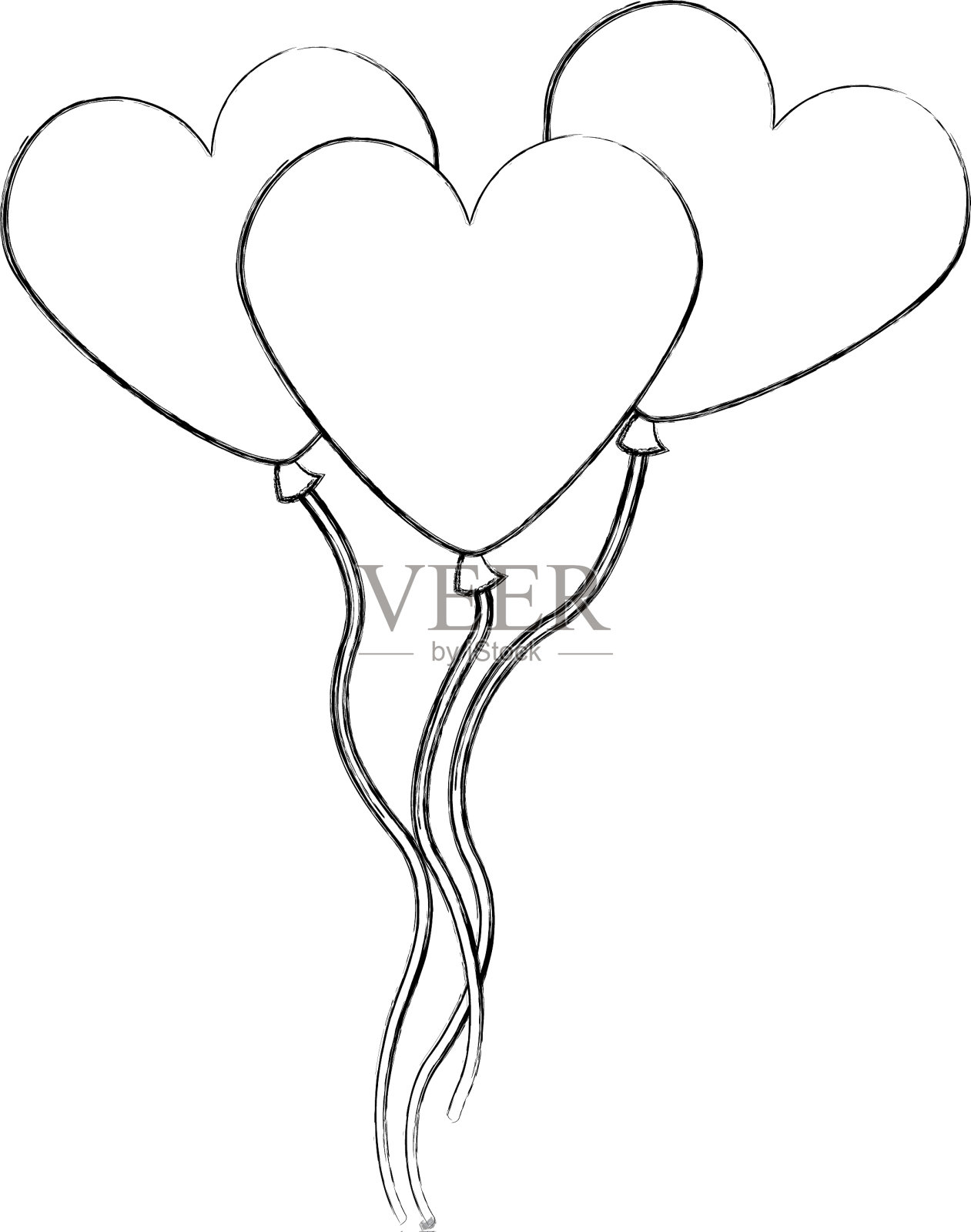 优雅的花卉装饰图标设计元素图片