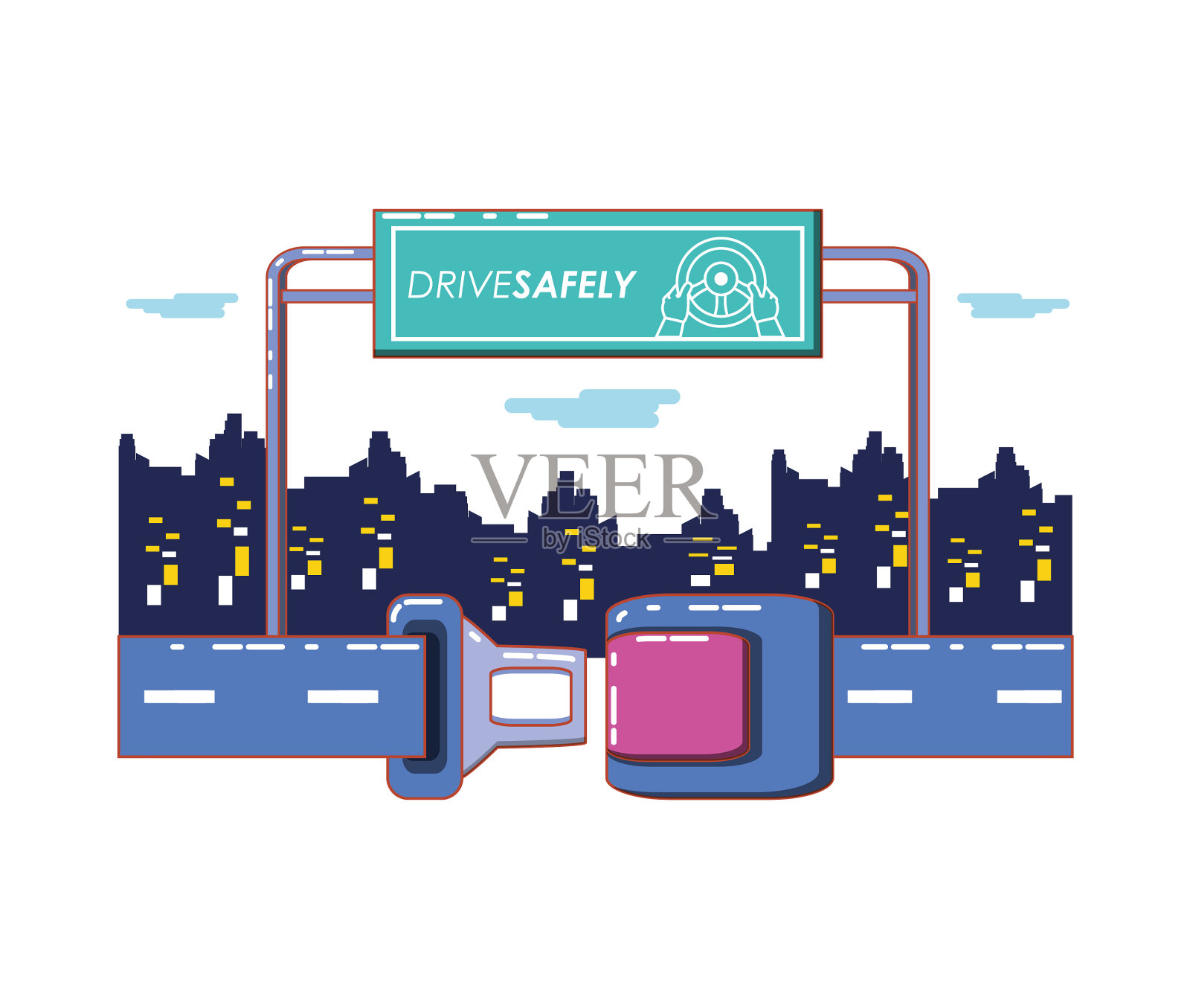 系好安全带设计元素图片