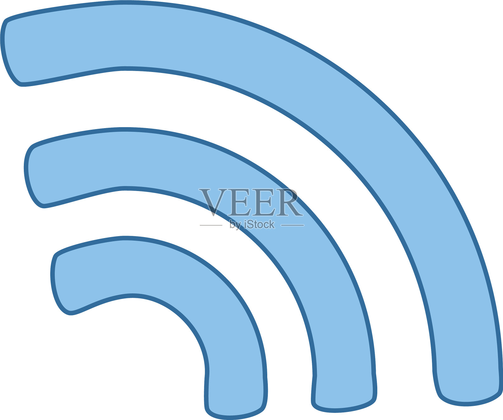 Wifi信号隔离图标图标素材