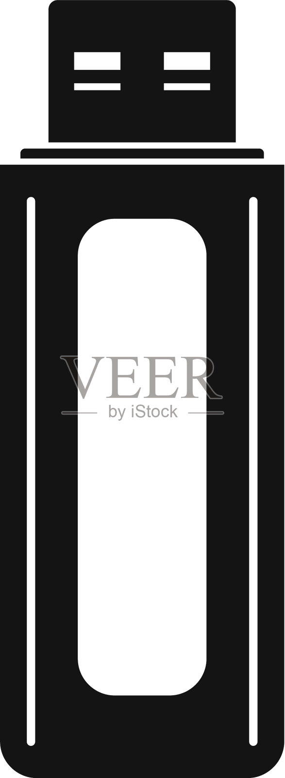 电脑设备图标样式简单设计元素图片