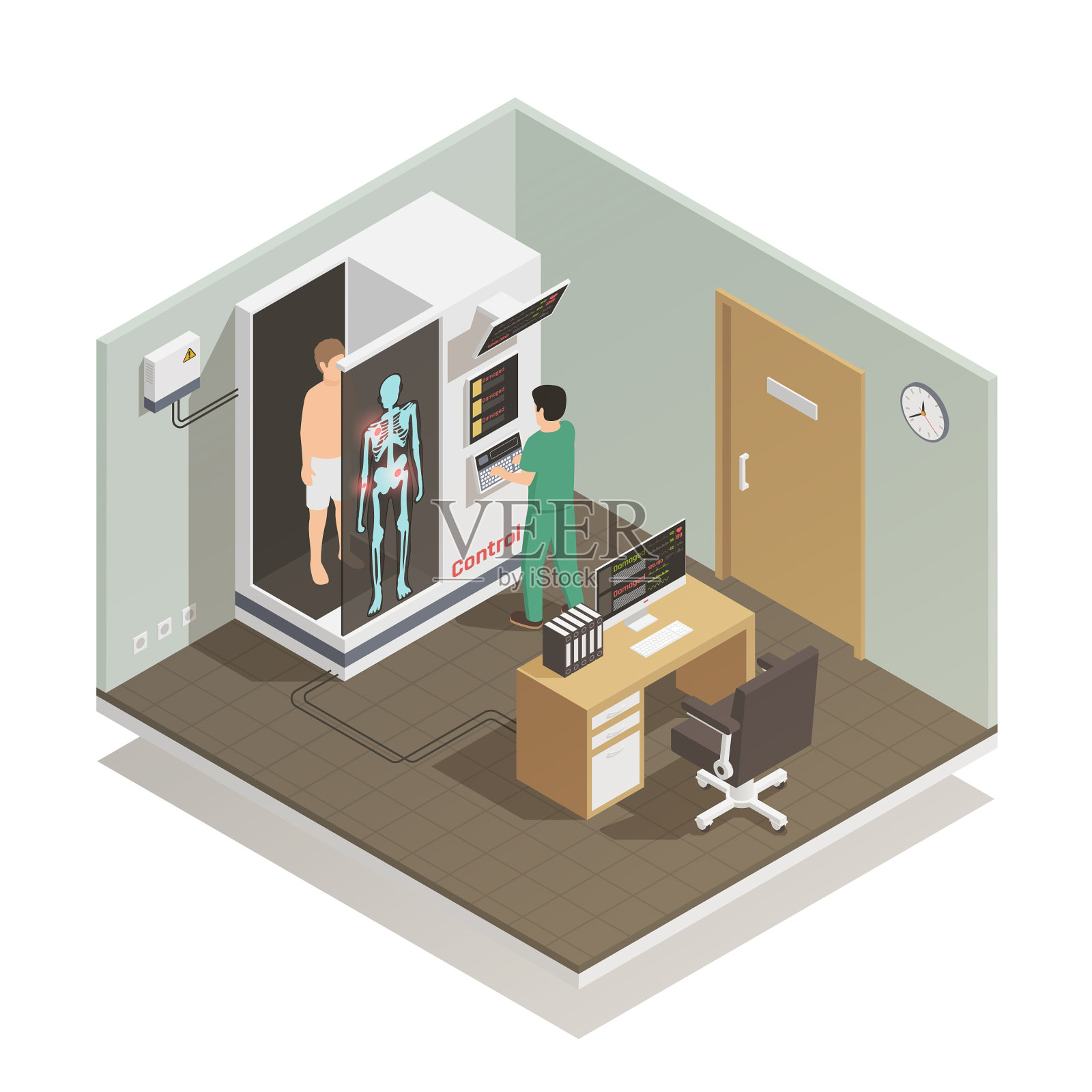 医学未来技术组成设计元素图片