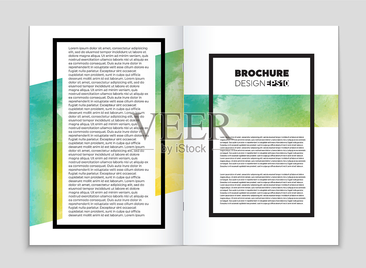 抽象布局的艺术背景设置设计模板素材