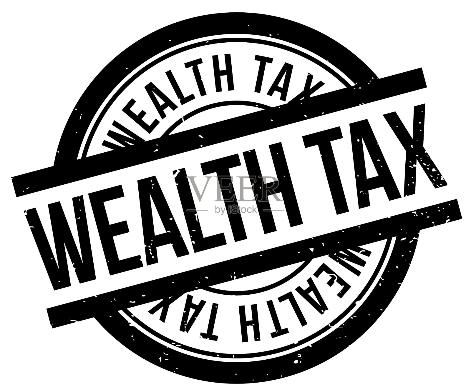 财产税橡皮图章设计元素图片