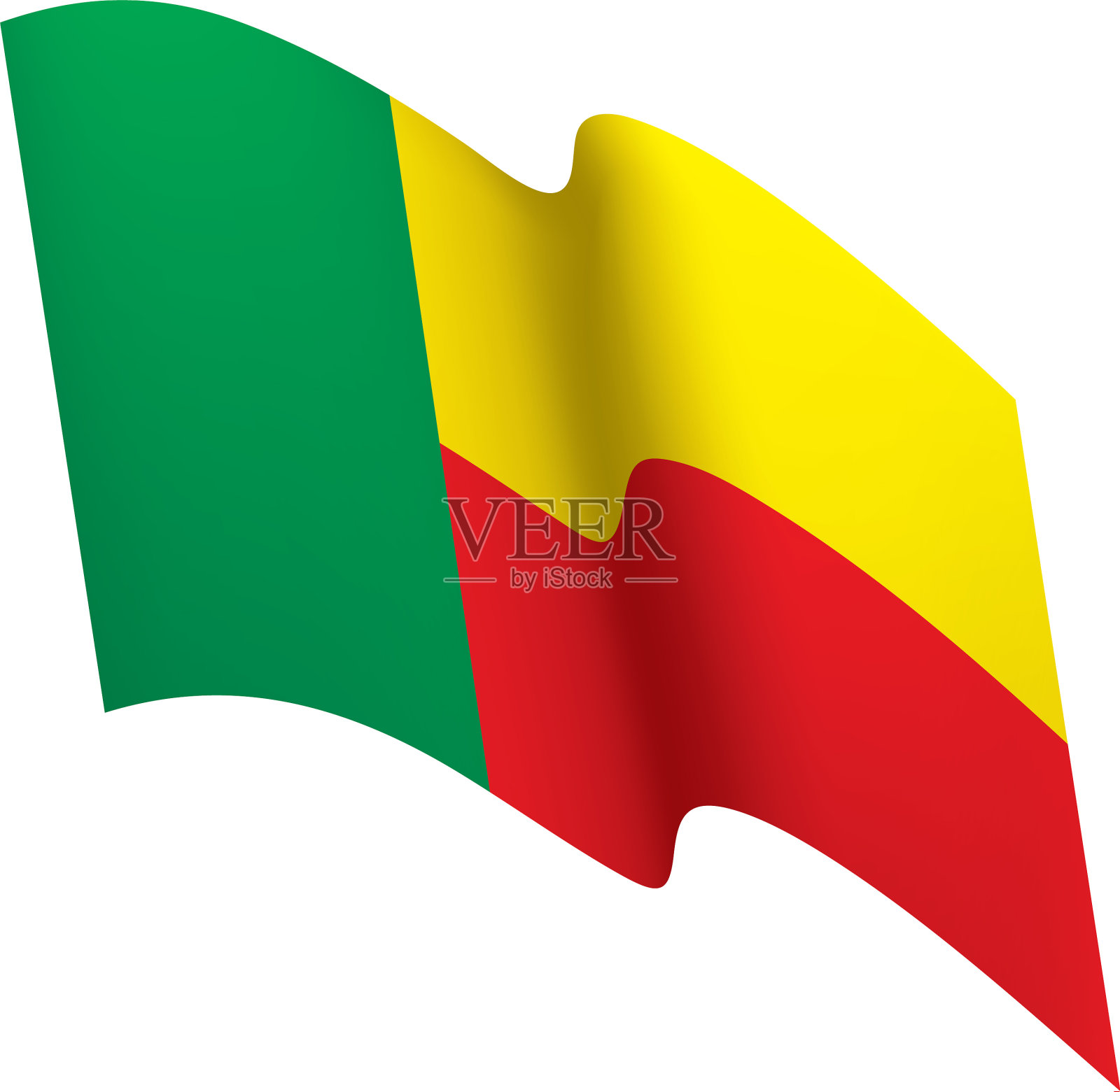 贝宁国旗设计元素图片