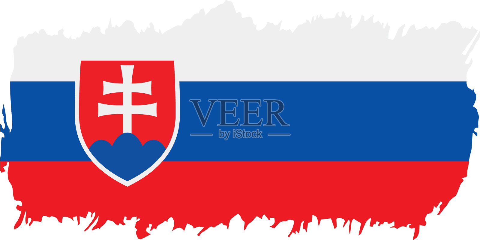 斯洛伐克的旗帜设计元素图片