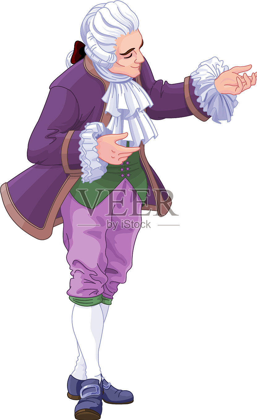 男仆设计元素图片