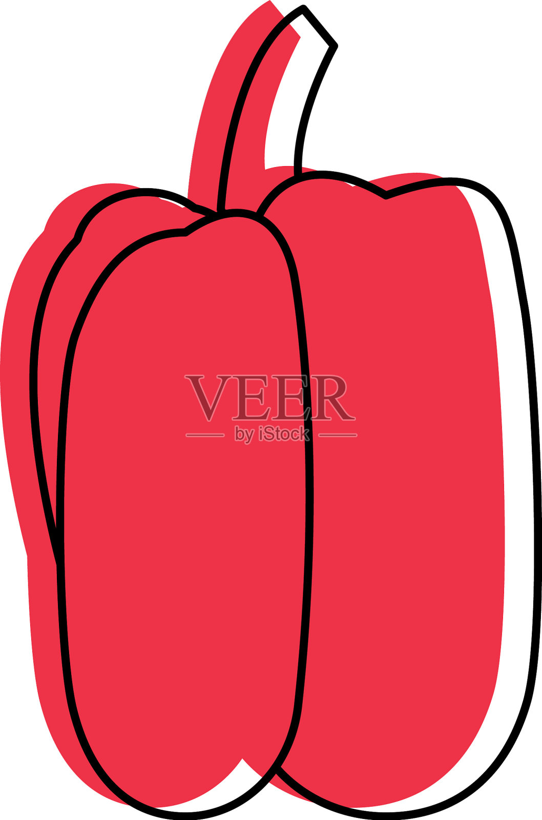 孤立的胡椒设计设计元素图片