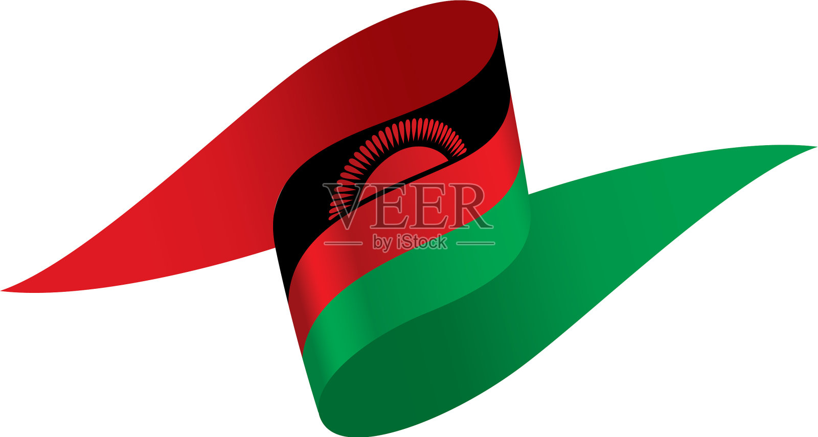 马拉维的旗帜设计元素图片