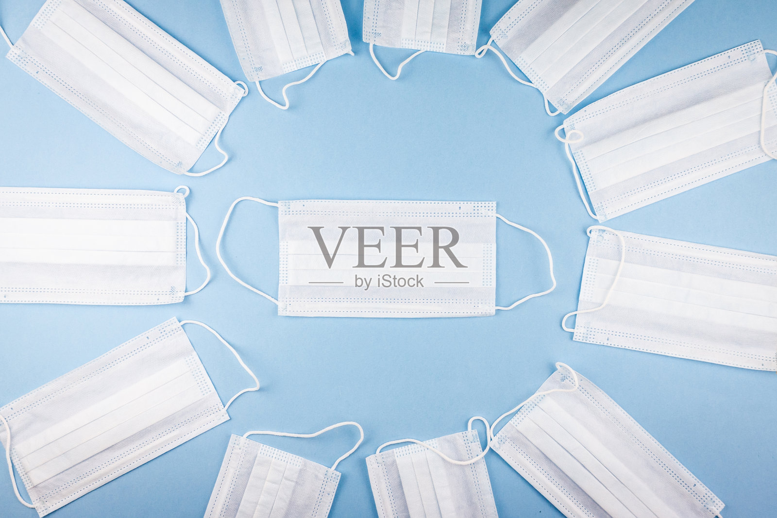 白色医疗面具照片摄影图片