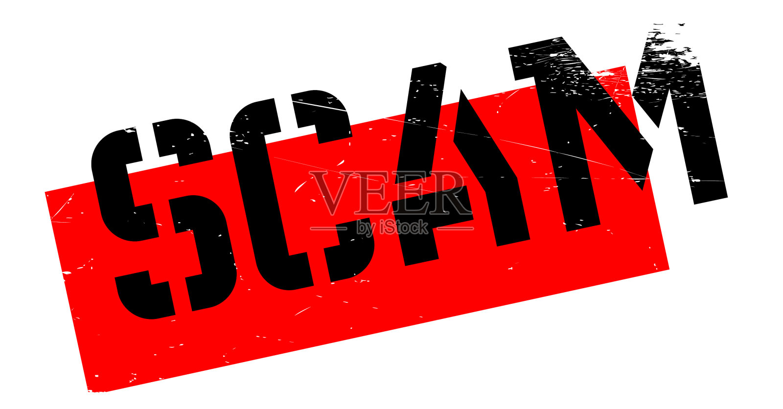 骗局橡皮图章设计元素图片