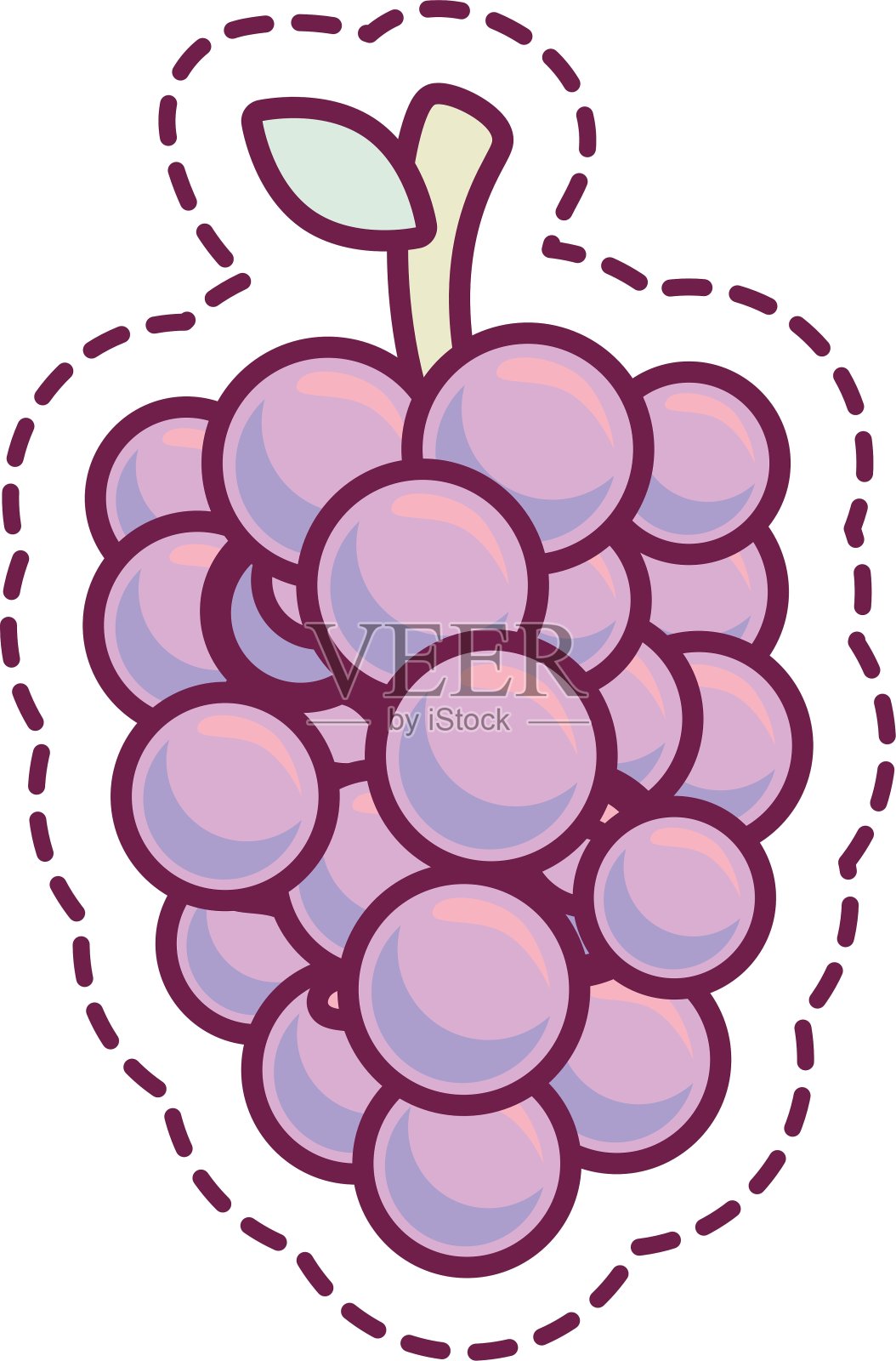 鲜果孤立图标设计元素图片