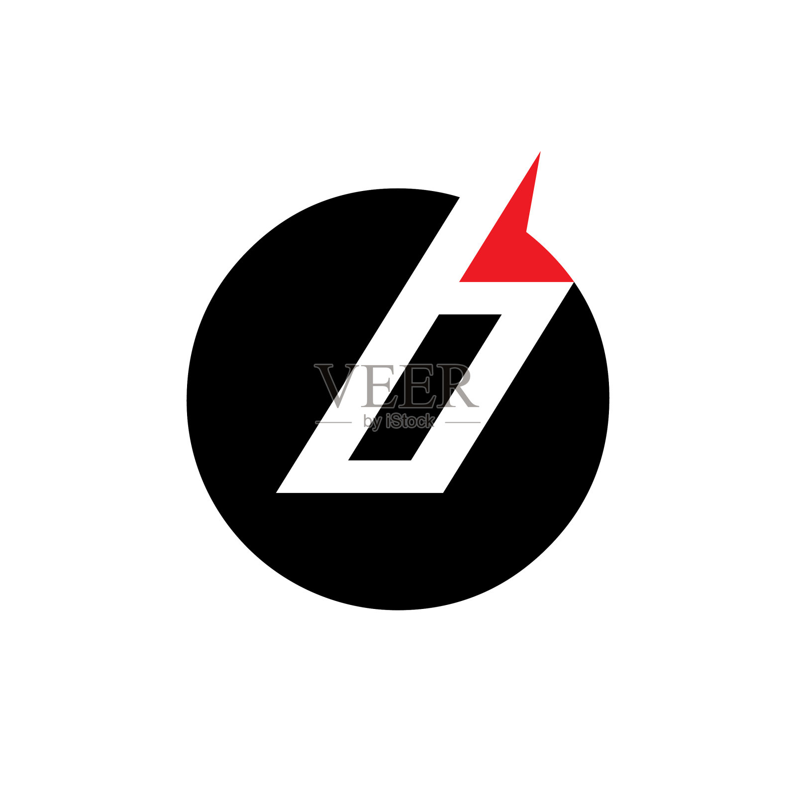 字母o的签名设计元素图片