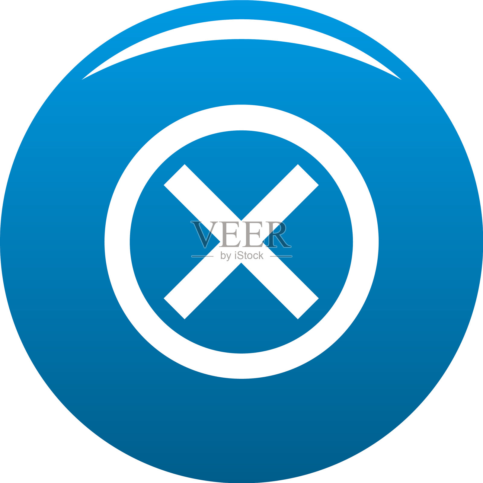 没有标志蓝色图标图标素材