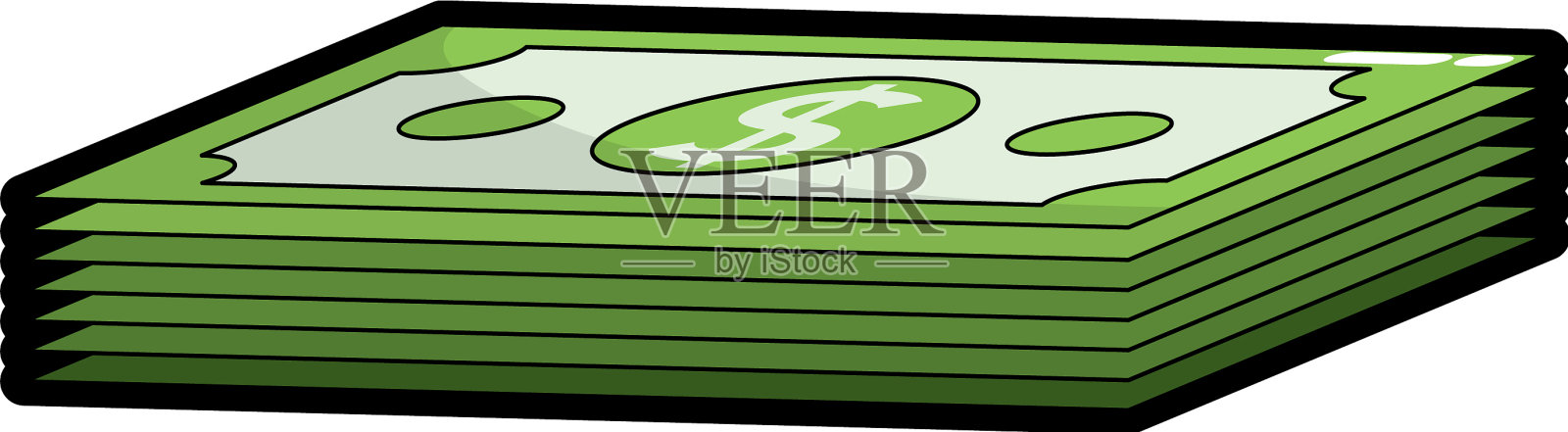 美元钞票现金钞票图标设计元素图片