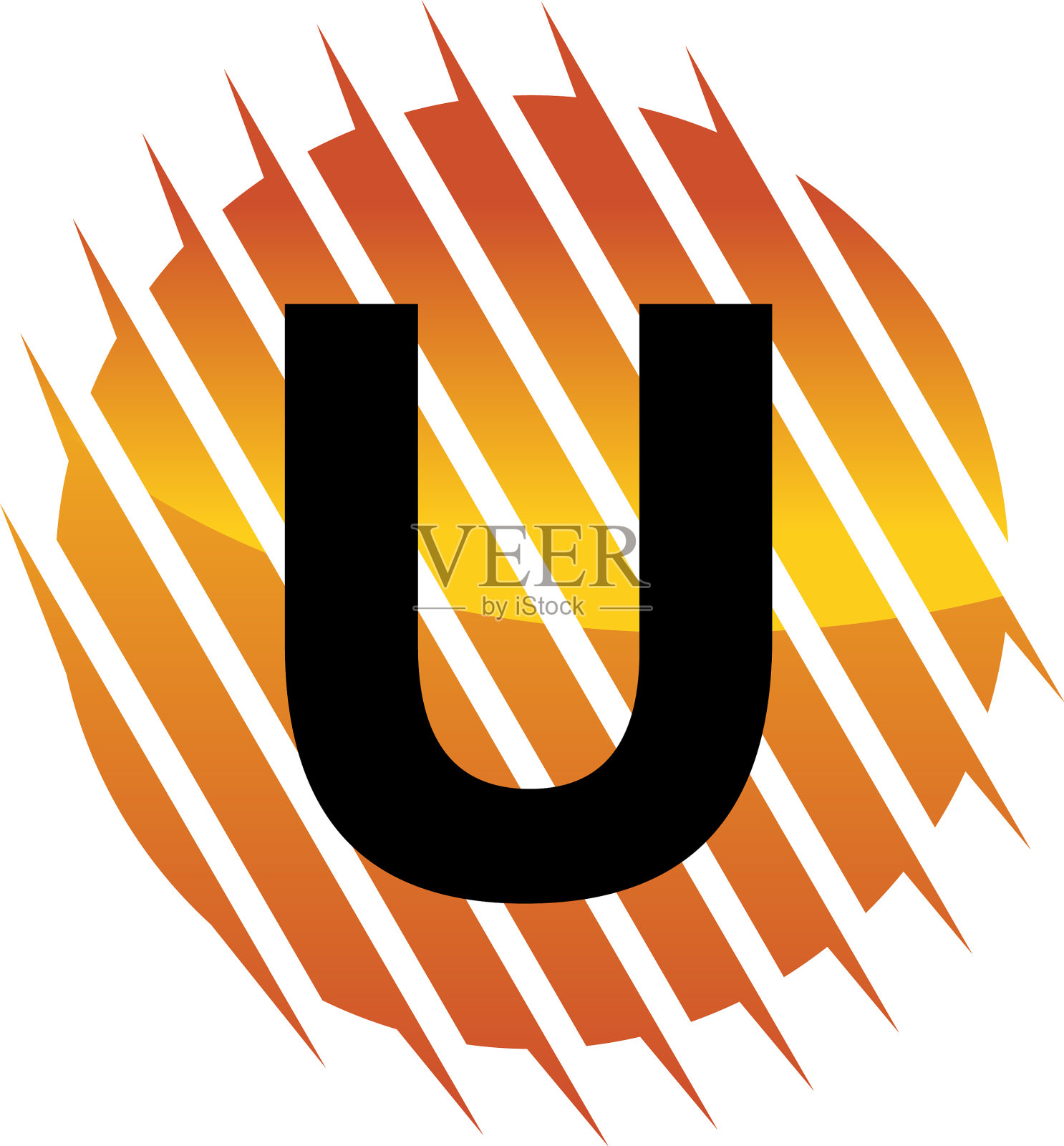 技术字母u设计元素图片