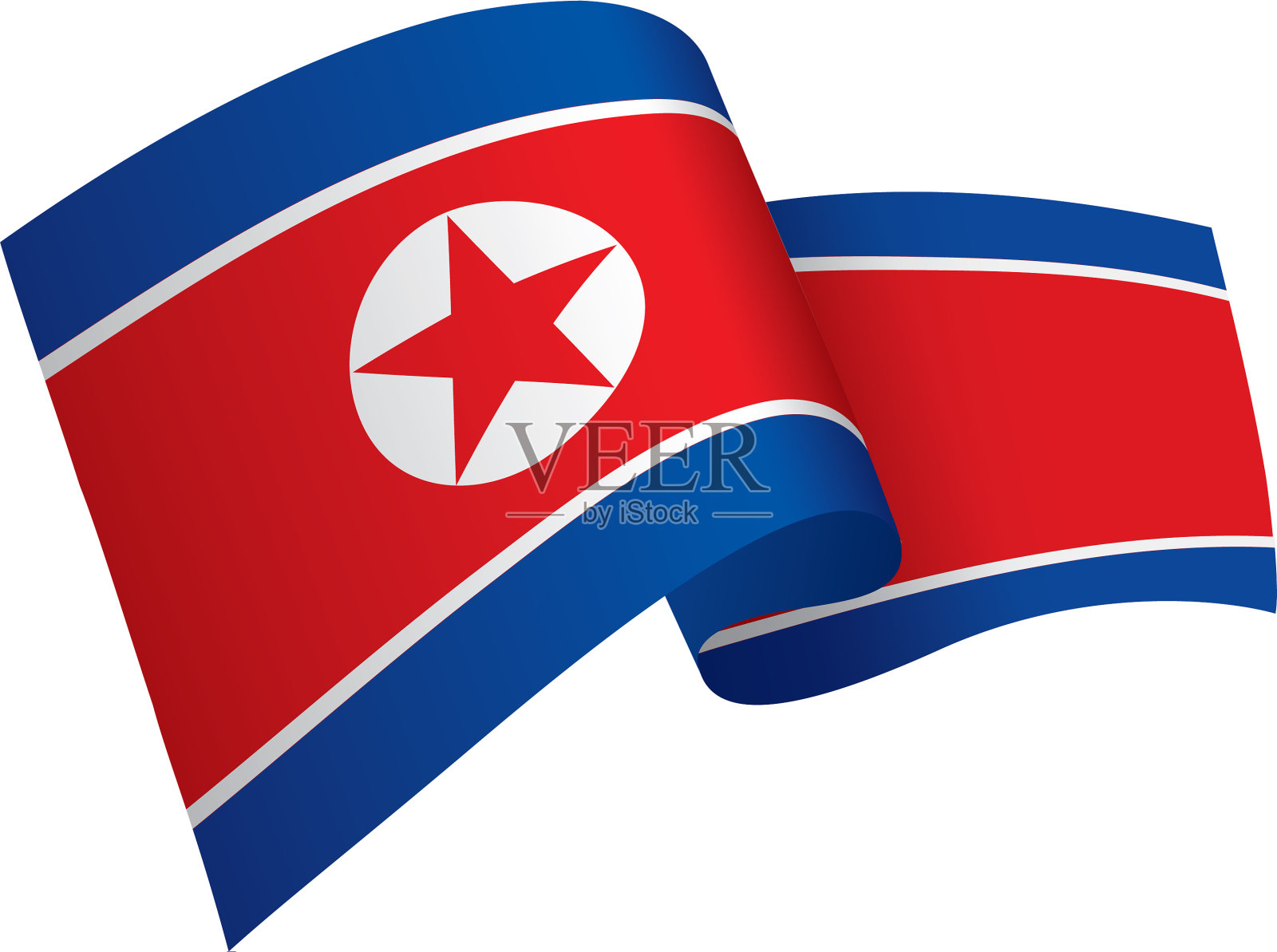 朝鲜国旗设计元素图片