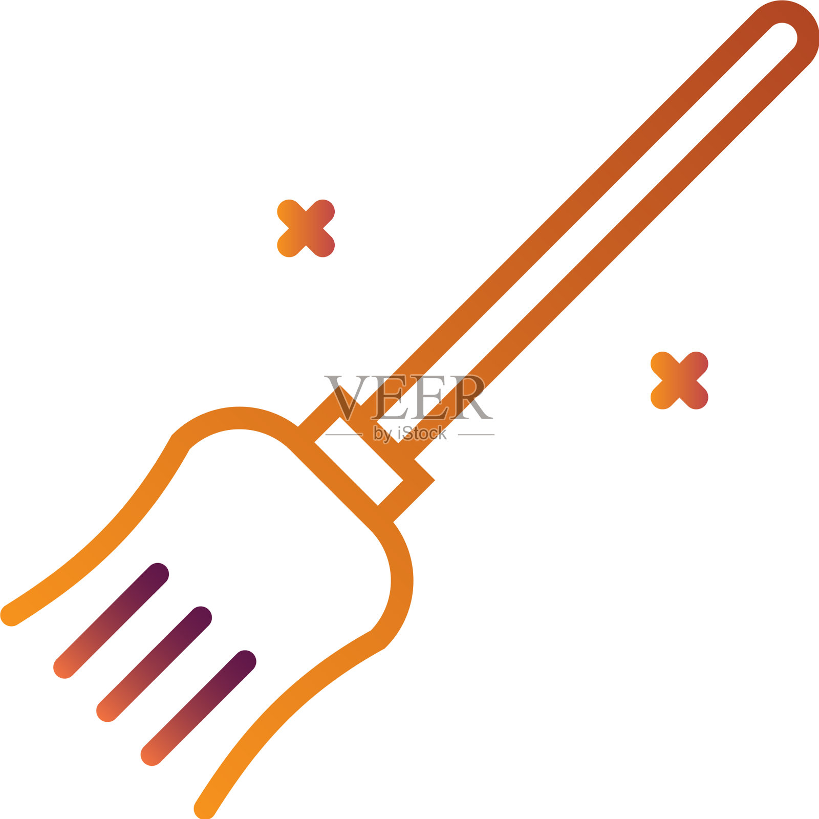 扫帚linegradient设计元素图片