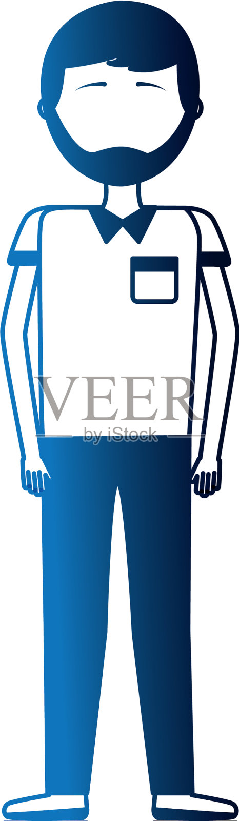 年轻人头像角色设计元素图片