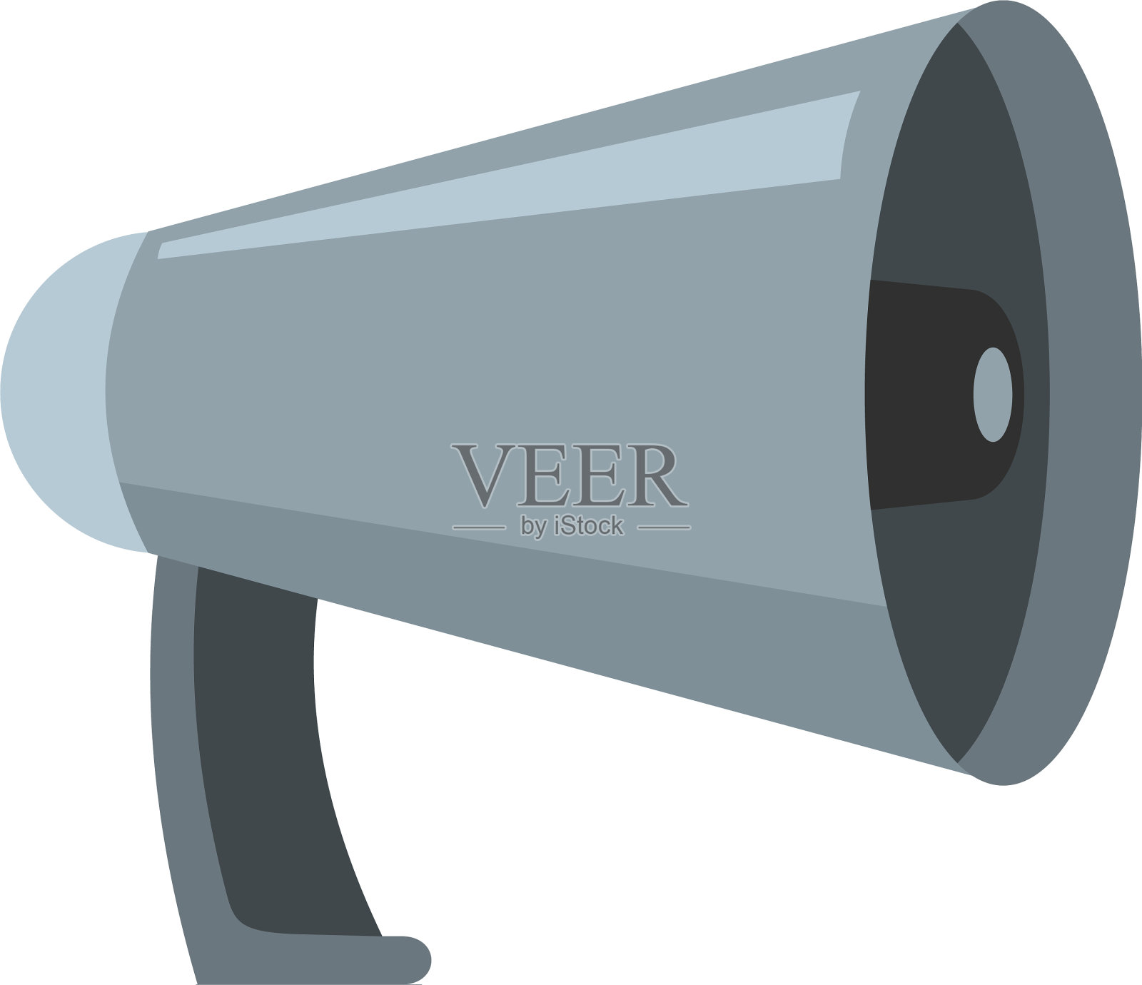 噪音扩音器图标卡通风格设计元素图片