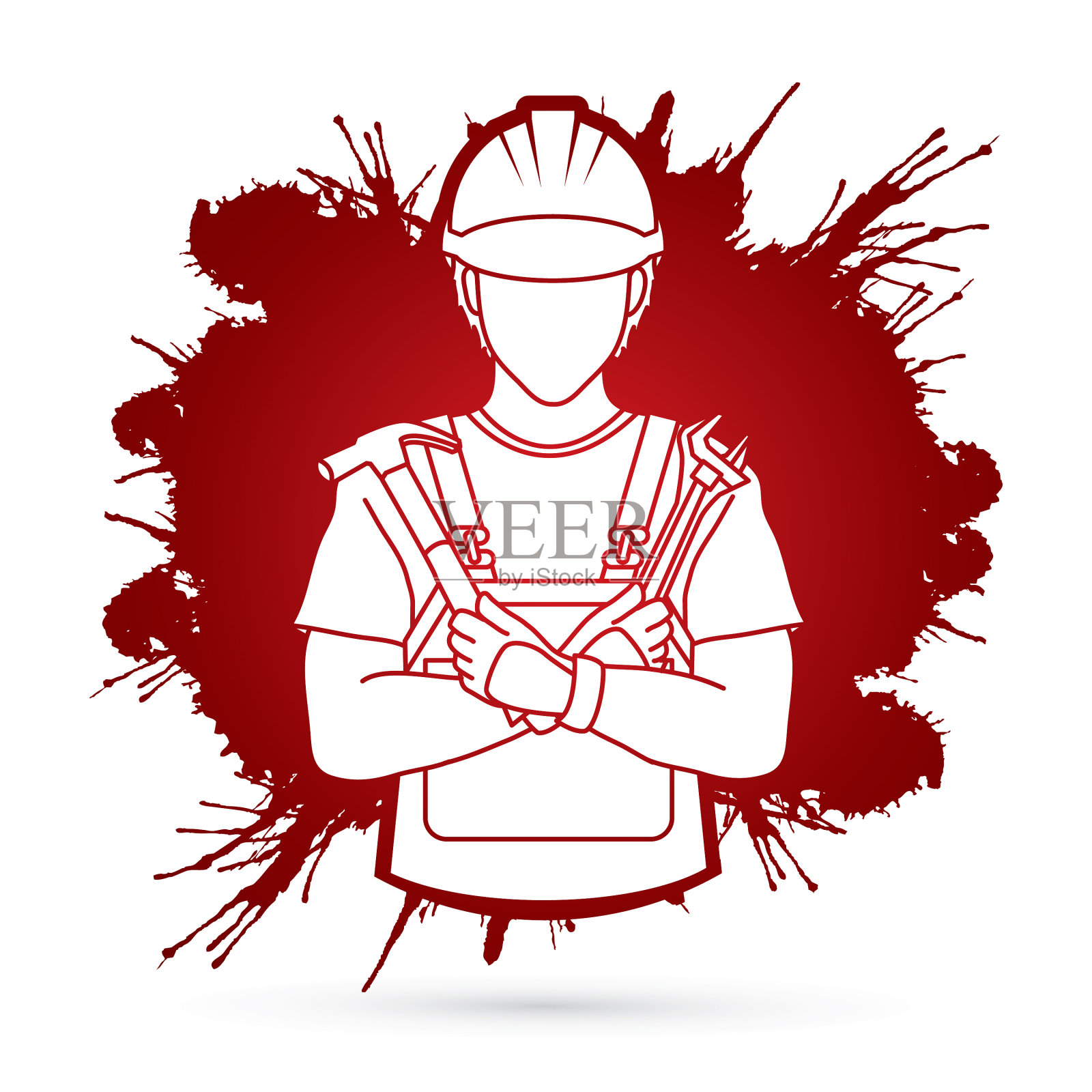 工程师卡通设计元素图片