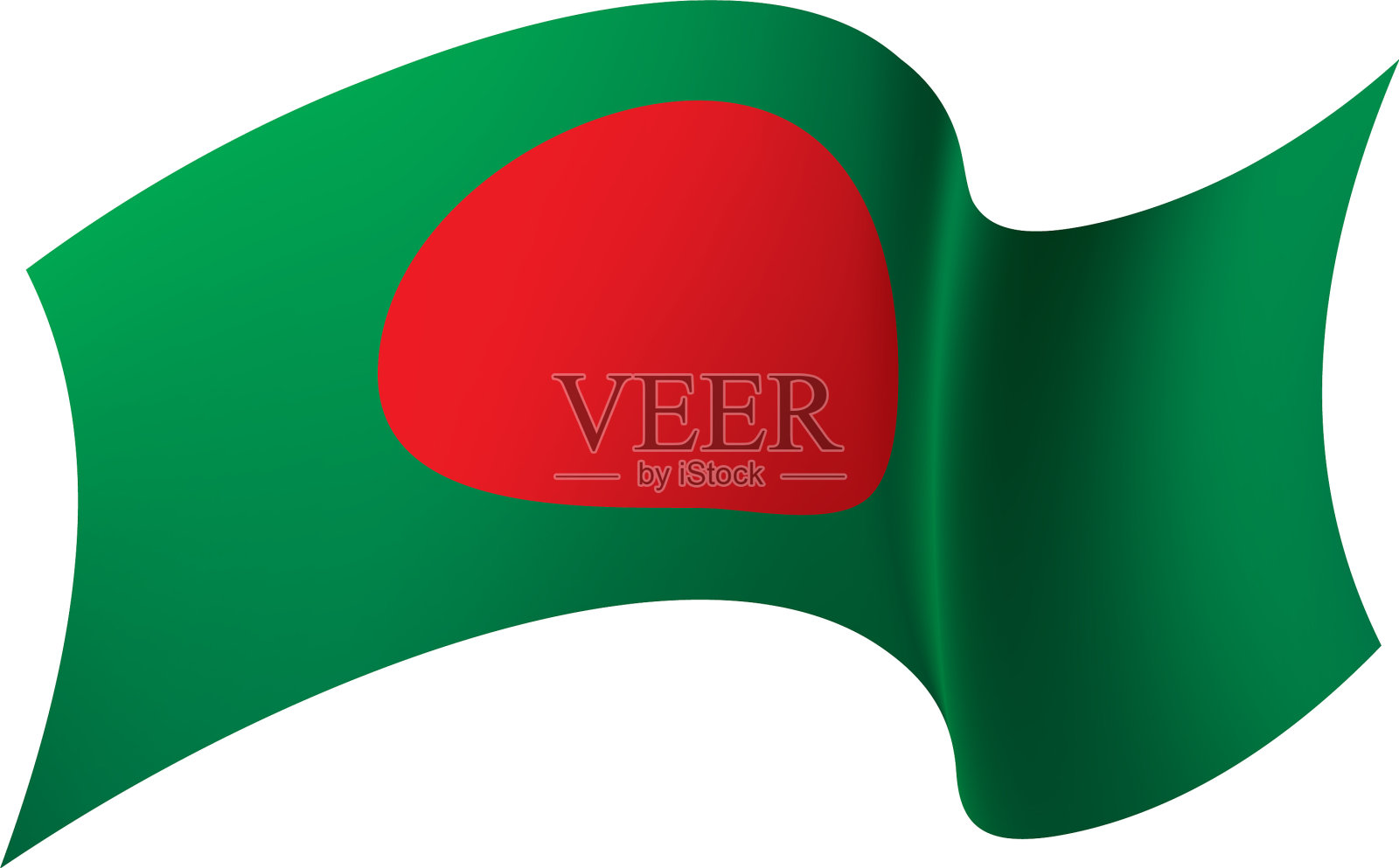 孟加拉国旗设计元素图片