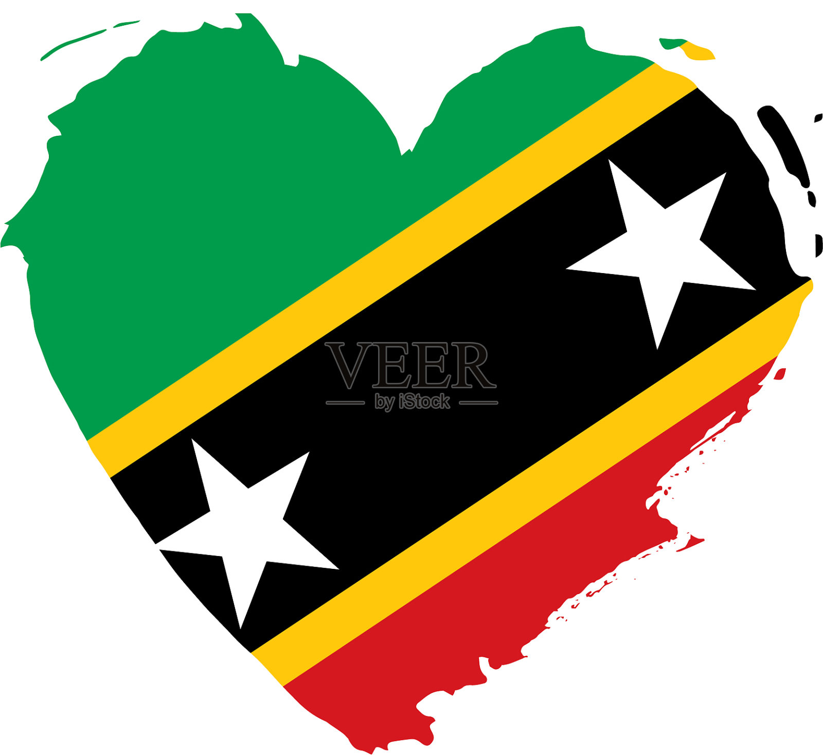 圣基茨和尼维斯旗设计元素图片