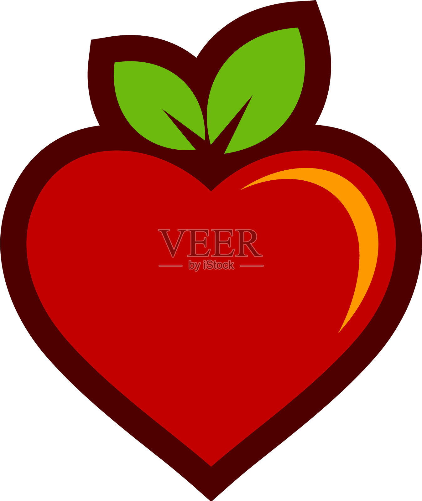 水果爱标志图标设计设计元素图片