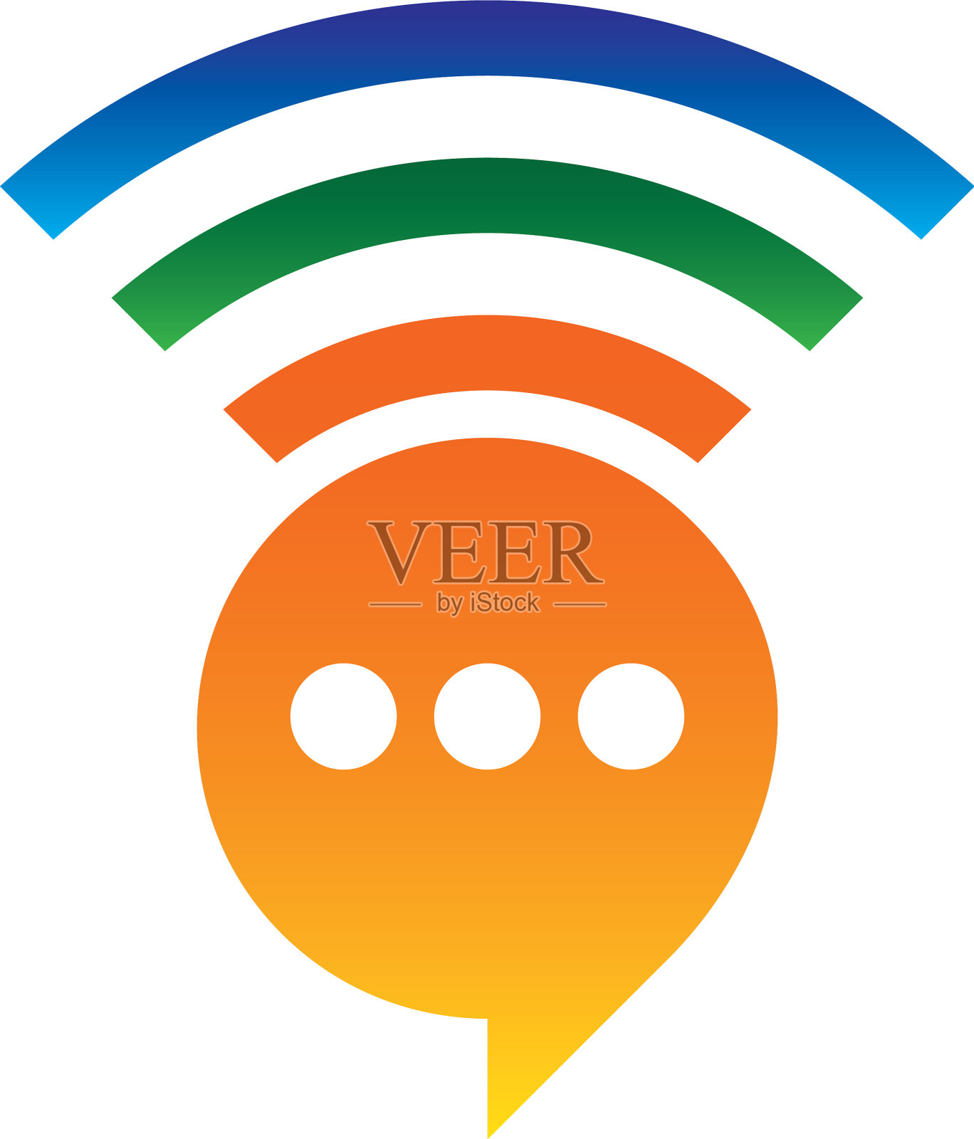 网络聊天图标标志形象图标素材