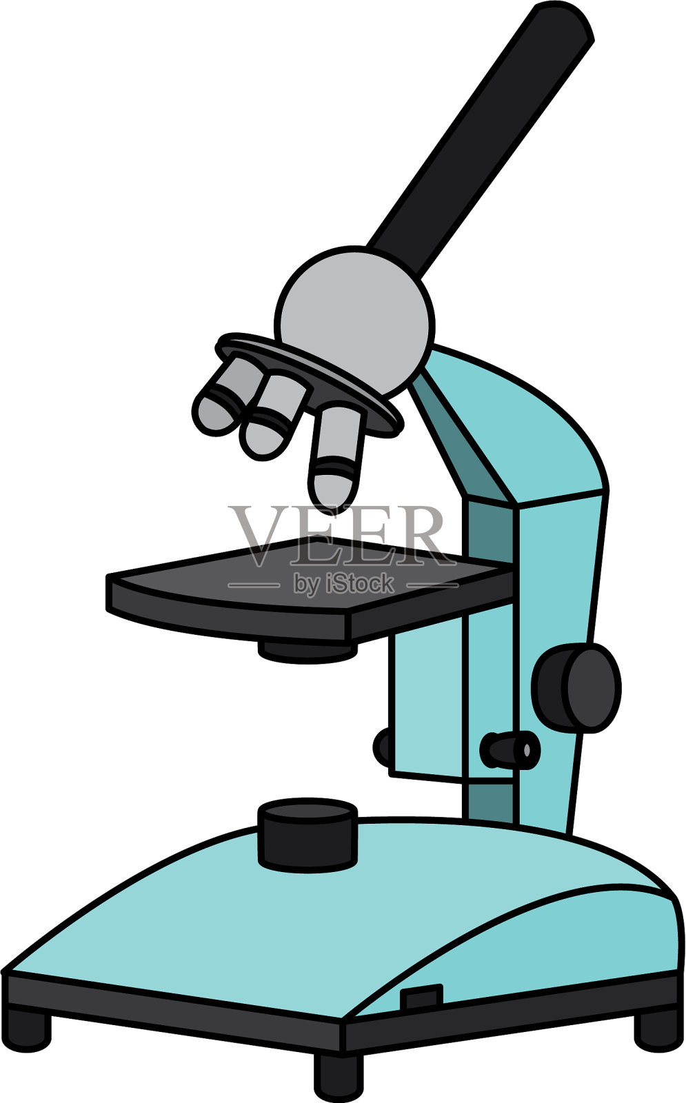 孤立的显微镜设计设计元素图片