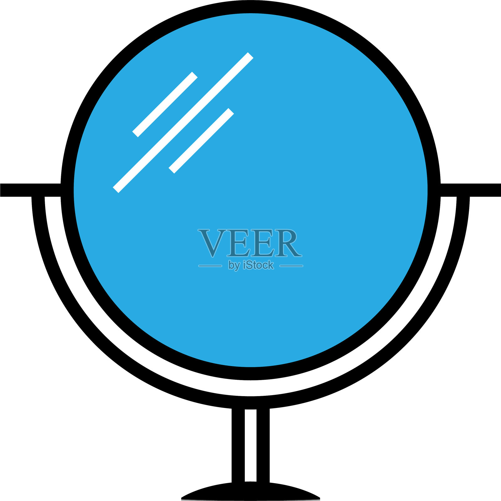 镜像图形设计模板隔离图标素材