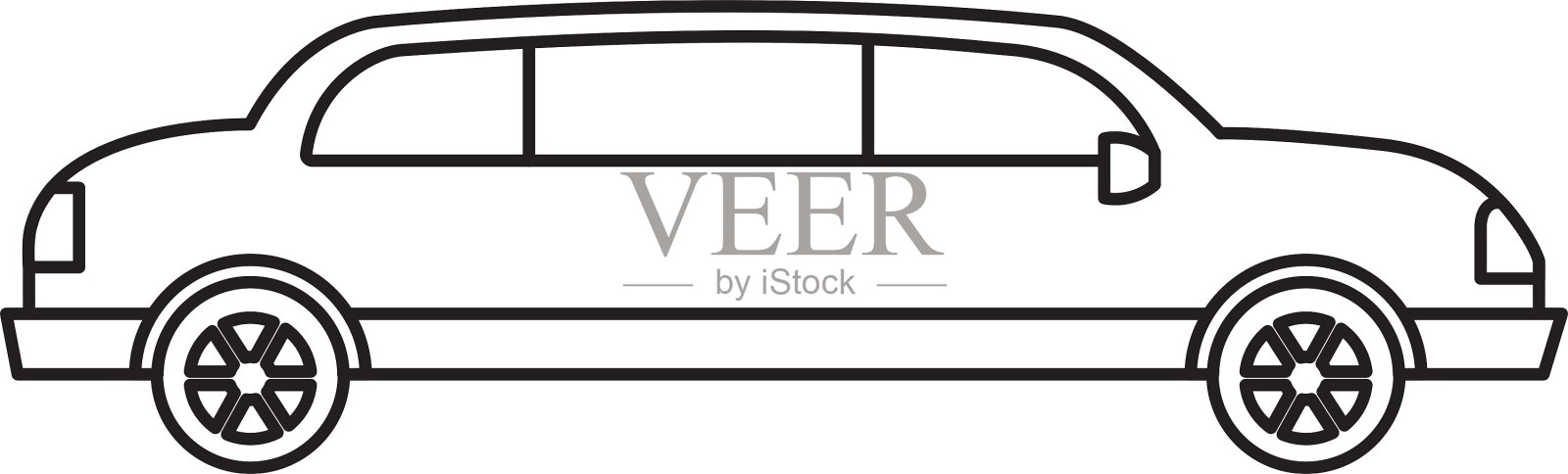 汽车孤立的汽车图标设计元素图片