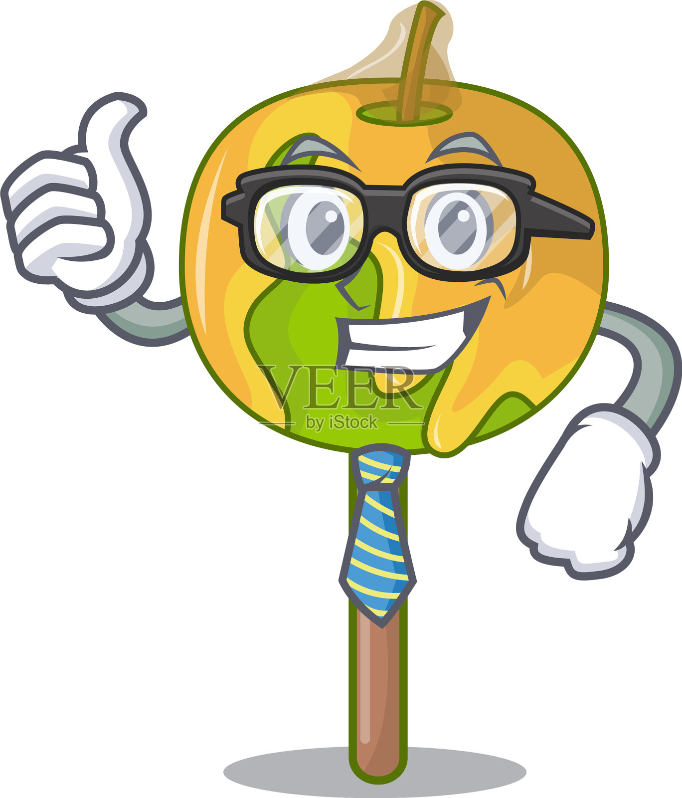 商人糖果苹果人物卡通设计元素图片