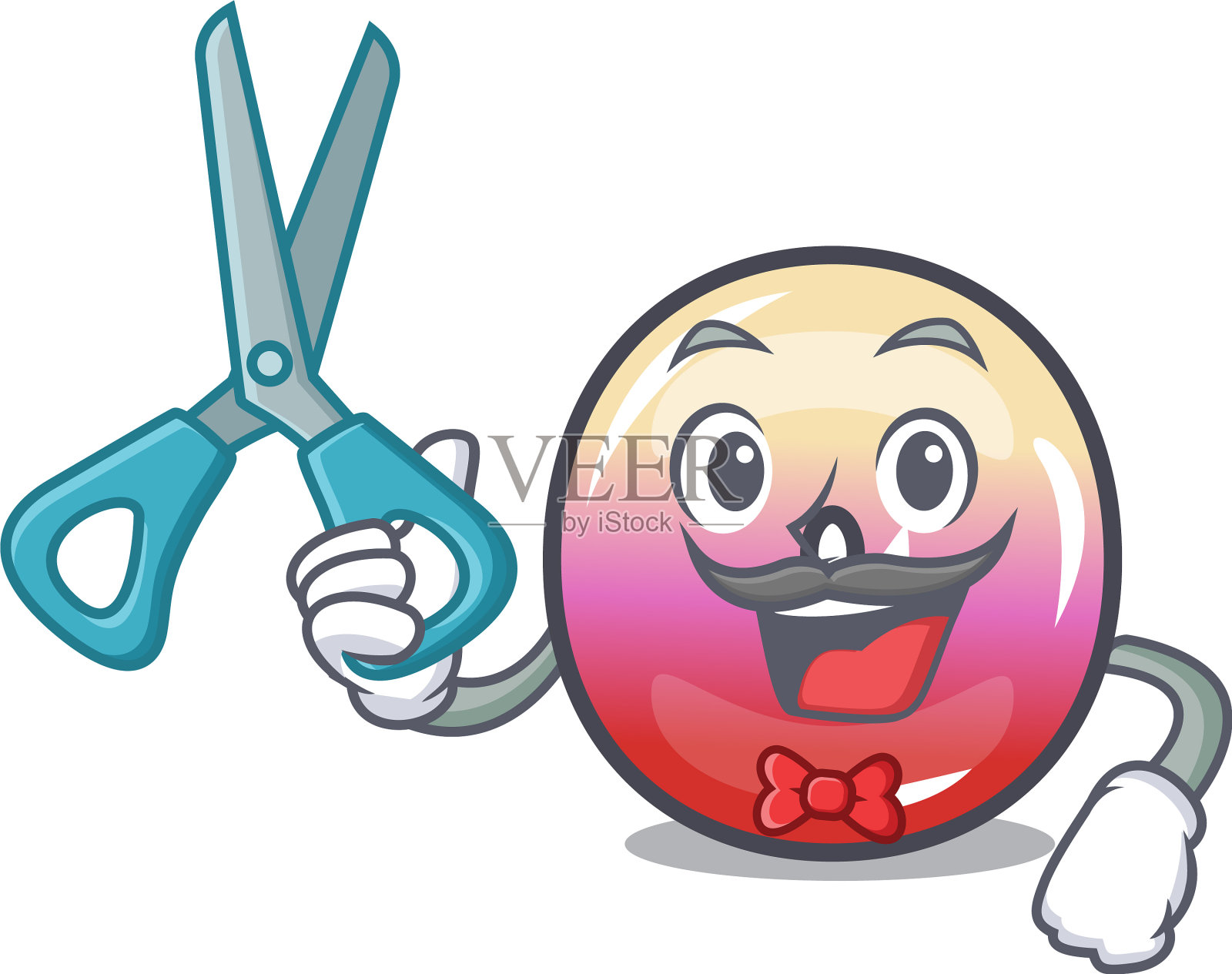 理发师果冻戒指糖果卡通人物设计元素图片