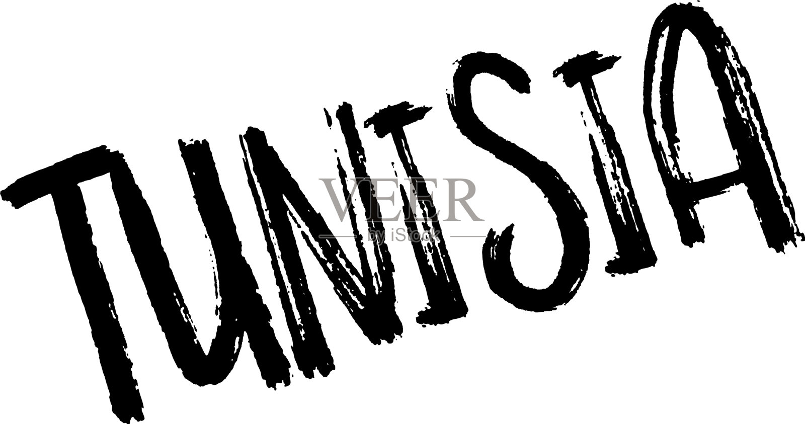 突尼斯橡皮图章设计元素图片