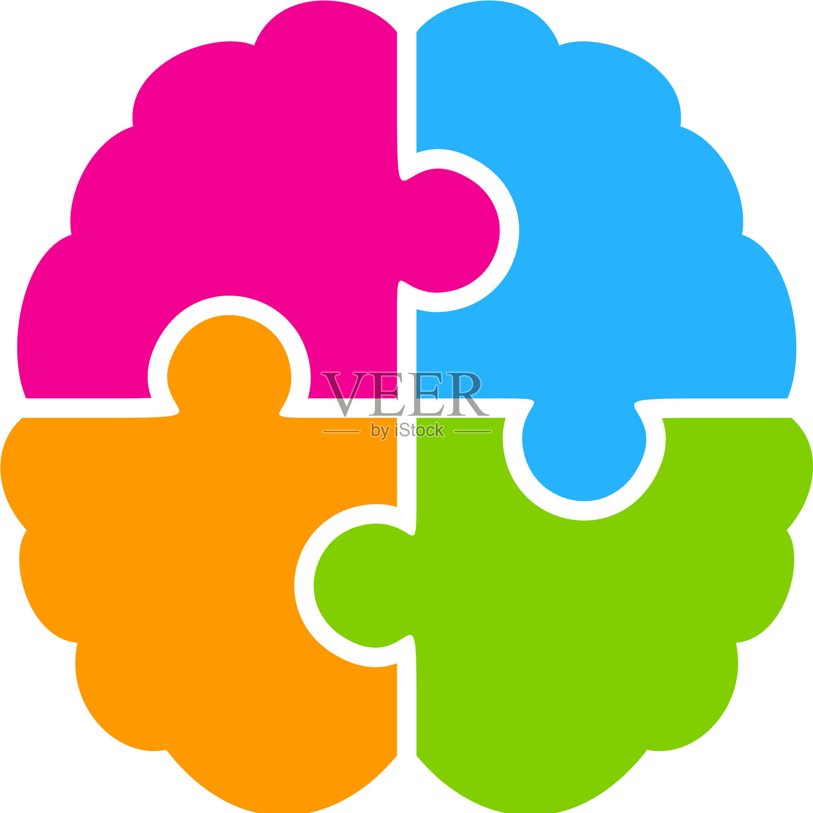 益智脑标志图标设计图标素材