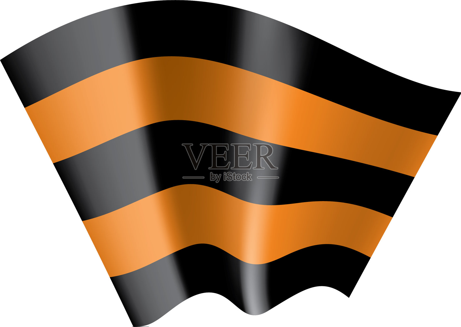 圣乔治彩带设计元素图片