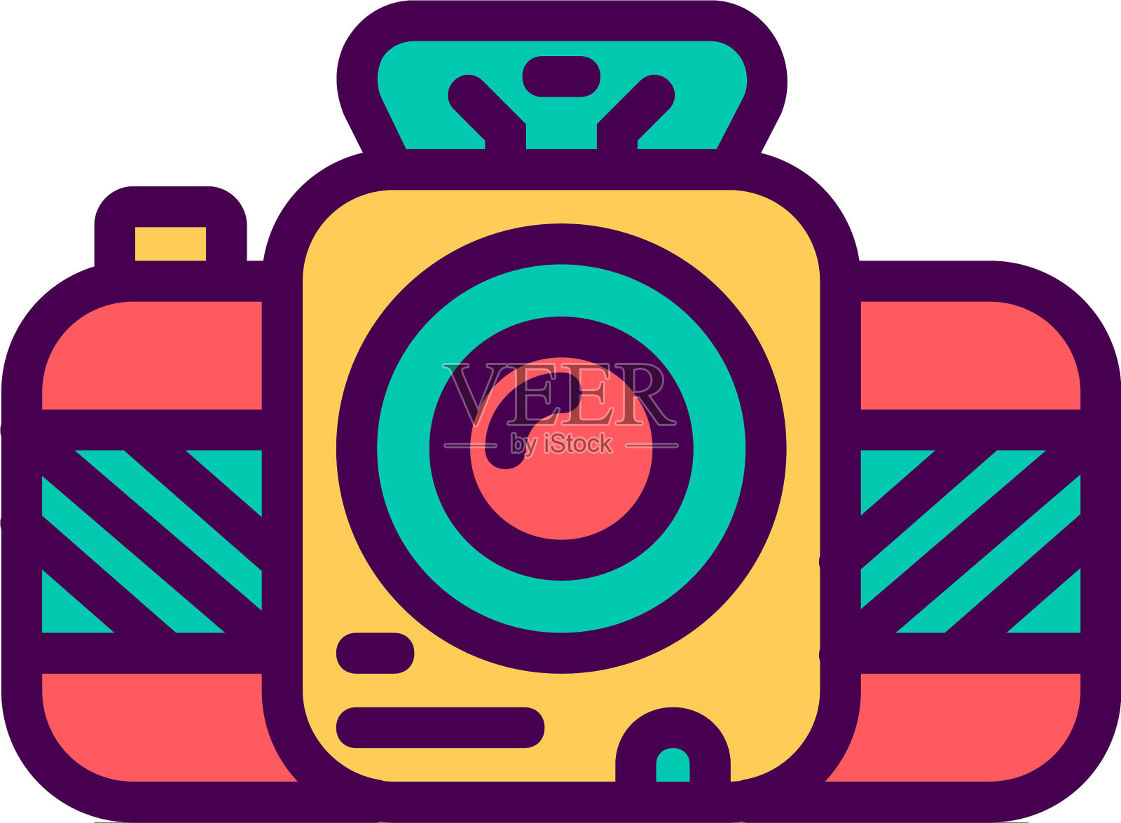 摄影相机图标设计摄影和视频图标素材