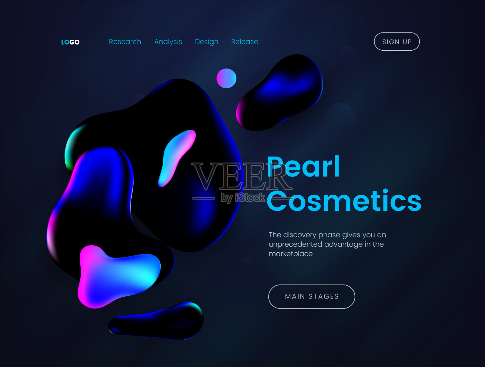 登陆页面模板用深色背景可以设计模板素材
